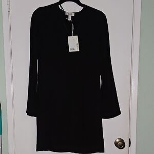 COS Elegant Black Long Sleeve Dress. Brand New With Tags Size 4